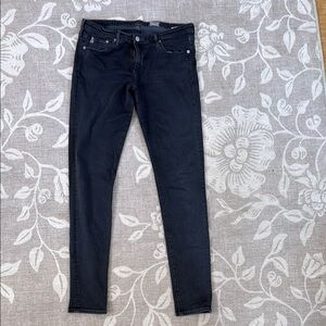 AG Adriano Goldschmied Women's Skinny Jeans - Black/Gray